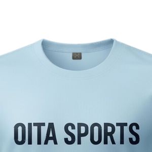 Camiseta Deportiva Azul Cielo para Hombre, Ropa Deportiva de Poliéster, Ropa de Entrenamiento Atlético, Ropa de Equipo, Ropa de Alto Rendimiento para Juegos al Aire Libre - Product Image 5
