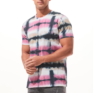 Wholesale Factory Custom <b>100</b>% <b>Polyester</b> Men's Washed T-<b>Shirt</b> Full Sublimation Printing Solid Pattern Short Sleeve Regular Fit - Product Image 3