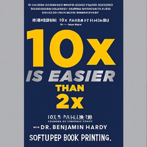 10x Is Easier Than 2x by Author Dan Sullivan <b>Paperback</b> Custom Softcover <b>Book</b> Printing - Product Image 3