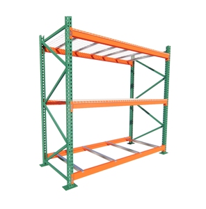 Vietnam Factory's Industrial Warehouse Pallet <b>Racking</b> System 5-Layer Teardrop Iron <b>Steel</b> Shelves Stacking Racks Shelves" - Product Image 2