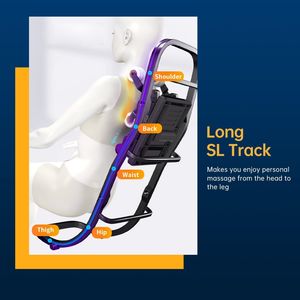 Silla de Masaje de Cuerpo Completo Inteligente de Lujo Moderna con Calefacción Shiatsu de Gravedad Cero y Presión de Dedos 8D - Product Image 5