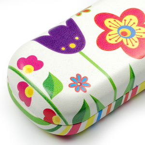 กล่องใส่แว่นตาทรงสี่เหลี่ยมแข็งลายดอกไม้ - Product Image 5