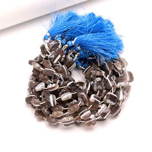 Natural Blue Boulder <b>Opal</b> Clover Beads 11MM 12MM Hand Carved Gemstone Beads For Jewelry Making 8 Inch Strand in Wholesale Bulk - Product Image 5