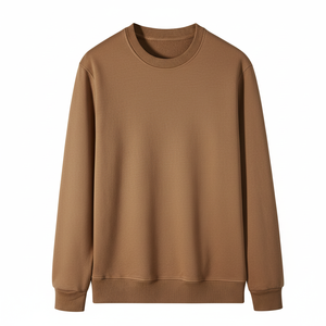 Sudadera con cuello redondo y logotipo personalizado al por mayor, sudadera extragrande personalizada para marcas de moda, fabricación en grandes cantidades. - Product Image 6