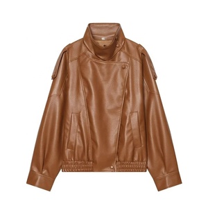 Specious <b>Sports</b> Men's <b>Black</b> PU Leather <b>Jacket</b> Slim Fit Front Logo Anti-UV Quick Dry Breathable Winter - Product Image 1