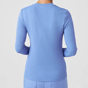 Womens <b>Scrub</b> Undershirts Cotton Shirts for Nursing Staff Medical Work Uniform Daily Use - Product Image 2