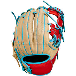 Guantes de béisbol de cuero de calidad profesional para entrenamiento de softbol, para jugadores de campo interior y exterior, ligeros y duraderos - Product Image 2