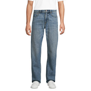 High Stretch Classic Fit Pants Mid <b>Waist</b> Trousers Waxed Denim Multi Colors Availability <b>Jeans</b> for Men - Product Image 5