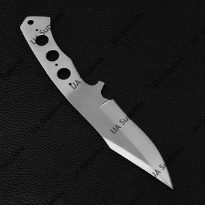 Couteau de chasse et de camping professionnel forgé à la main en acier 1095, entièrement poli, à pointe tombante, lame fixe pleine longueur de 8 pouces, 2,59 mm, OEM/ODM - Product Image 3