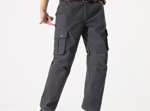 Wholesale Olive Men's <b>Cargo</b> Pants Outdoor Inspired <b>Cargo</b> Pants Low MOQ Manufacturing - Product Image 4