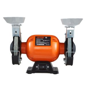 Amoladora de Banco de 6 Pulgadas de Velocidad Única con Motor sin Escobillas de 2.1A, 3550 RPM, Muela Abrasiva de Grano 36/80 - Product Image 1