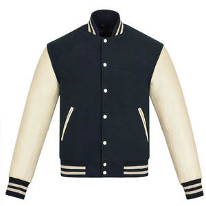 Proveedor mayorista de chaquetas universitarias personalizadas que ofrece chaquetas letterman con logotipo bordado para marcas de ropa urbana. - Product Image 1