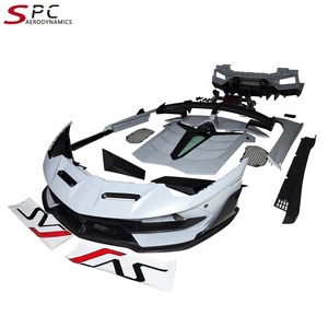 Kit carrosserie en fibre de carbone sèche SPC SVJ 2011-2022 pour <span class=keywords><strong>Lamborghini</strong></span> Aventador SVJ LP700 LP720 LP740 LP750, kit carrosserie aérodynamique amélioré - Product Image 1