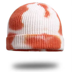 Custom Rubber Patch Logo Beanie Manufacturer Beanies Gorras Skull Cap Soft Cuffed Winter Warm Jacquard Elastic Knitted Hats - Product Image 3