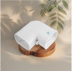 Cubiertas Decorativas para Tuberías de Aire Acondicionado, PVC Blanco Recto, Serie VT75-3, Pequeñas, 90 Grados, Ecológicas, Venta al Por Mayor - Product Image 4