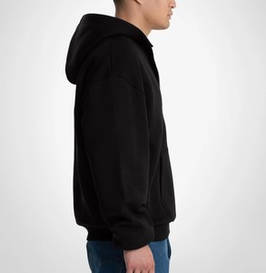 <b>Top</b> Quality 475GSM Heavyweight Cotton Hoodies <b>Raglan</b> Sleeve Pullover Custom Embroidery Winter Bulk Manufacturer Supplier - Product Image 6