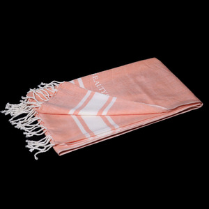 Toallas de playa de nuevo estilo, muy vendidas, con diseño de rayas teñidas con hilo y borlas, el mejor diseño, exportador en India, toalla de playa Fouta. - Product Image 3