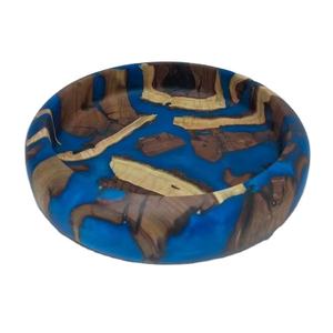 Cuenco para servir ensalada de frutas de resina de madera maciza, producto hecho a mano, cuenco de madera de resina epoxi de alta calidad para el hogar, cuenco de vajilla - Product Image 1