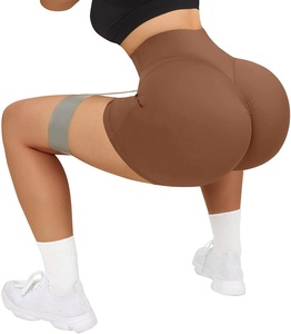 Shorts d'été personnalisés écologiques pour femmes, taille haute, qualité supérieure, élégants, décontractés, respirants, couleur unie, effet délavé - Product Image 2