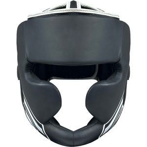 Casque de boxe professionnel unisexe de haute qualité en cuir véritable et mousse néoprène, protection durable pour l'entraînement - Product Image 1