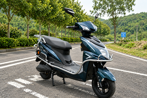 NK E-Bikes Ninja Mini Electric Scooter By Engtian Electric Bike Public Limited 60-70 Km Range Anti Theft Alarm <b>USB</b> Peacock Blue - Product Image 1