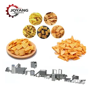 Automatic Fried 3D Papad Pellet Bugles Making Machinery Fried Snack Food Machine