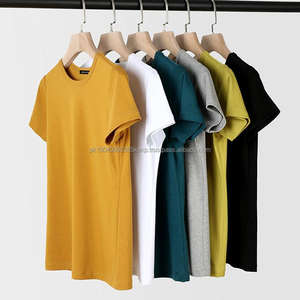 Low Price Newest Fashion 100% Cotton Pure O-Neck <b>T</b>-<b>shirt</b> Wholesale Summer Breathable Short Sleeve Tshirts - Product Image 1