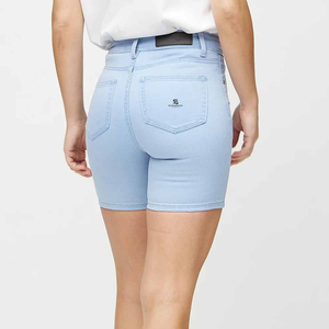 Shorts pour femmes 100% coton, taille haute, vêtements de sport respirants, décontractés pour l'été, ceinture élastique réglable, streetwear, nouvelle arrivée - Product Image 4
