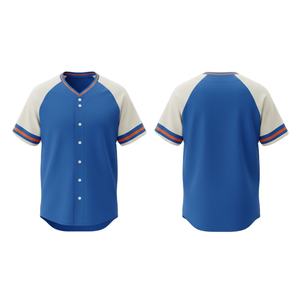 Maillots de baseball personnalisés respirants à séchage rapide pour équipes Fabricant d'uniformes sportifs OEM/ODM 100% polyester Col en V - Product Image 1