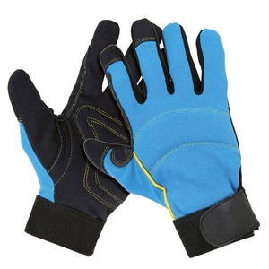 Synthetic Leather Mechanical Gloves Heavy Duty Soft and Comfortable Cut Resistant Household Gardening Gloves Hand Protection - Product Image 6