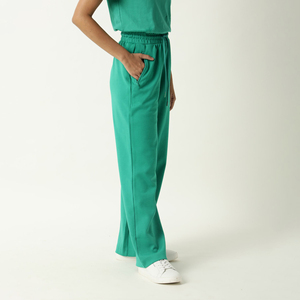 Pantalon cargo évasé en toile à taille élastique pour femme, faible MOQ, style décontracté sportif d'été, nouvelle mode streetwear 2026 - Product Image 4