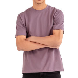 Camiseta de manga corta para hombre, de algodón 100 % de primera calidad, cuello alto, estampada. - Product Image 4