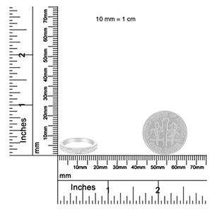 Anello a Mezza Eternità con Diamanti Taglio Principessa da 0,5 carati, Incastonati a Canale, in Argento Sterling .925, Colore H-I, Purezza I2 - Product Image 6