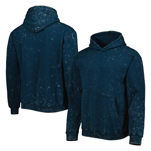 Wholesale Vintage Washed Heavyweight 100_ Cotton French Terry Full Sleeve Acid Vintage Wash Printed Sun Faded Hoodie Summer Wear - Product Image 3