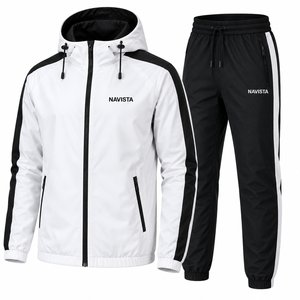 Custom Windbreaker Set High Quality <b>Wind</b> <b>Breaker</b> Set Two Piece Track Suit Lightweight Windbreaker Tracksuit Set casual wear - Product Image 2