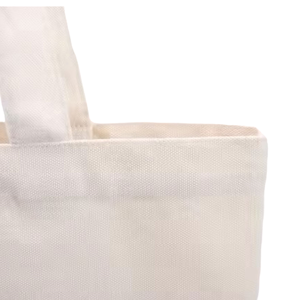 Promoción, bolso de mano de lona de playa de algodón básico, tamaño personalizado, patrón de impresión ecológico medio, regalo para mujeres de Vietnam - Product Image 4