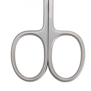 Hot Selling Black Coated Curved Blade Sharp Stainless Steel Cuticle Spring Scissors Eyelash Eyebrow <b>Makeup</b> <b>Tool</b> Custom Logo - Product Image 6