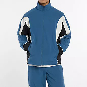 Ensemble de survêtement en nylon pour hommes grande taille, coupe-vent léger en polyester, ensemble de sport décontracté 2 pièces, vente en gros sur mesure - Product Image 3