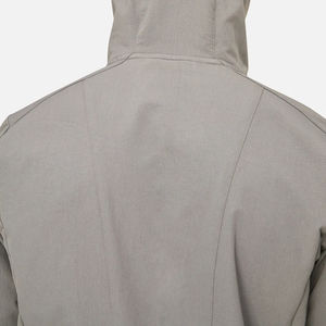 Solid Pattern Men's Casual <b>Hooded</b> <b>Soft</b> <b>Shell</b> Streetwear <b>Jacket</b> Lightweight Warm Waterproof Breathable Zipper Closure Front - Product Image 6