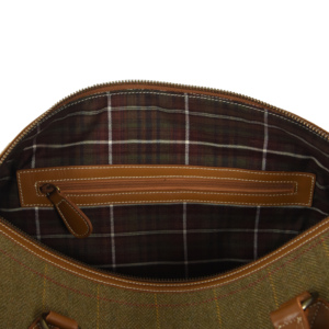 Wholesale Tweed Fabric Leather <b>Holdall</b> Travel <b>Bag</b> Genuine Leather <b>Weekend</b> Duffel <b>Bag</b> Luxury Gym <b>Bag</b> Custom Colors Manufacturer - Product Image 6