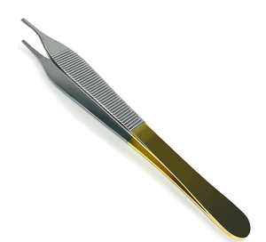 Pinzas para Tejidos RWS INSTRUMENTS, Instrumento Quirúrgico de Acero Inoxidable para Dientes, Uso ORL, 1 Año de Garantía - Product Image 1