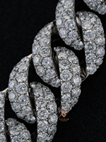 Collier chaîne cubaine en moissanite de qualité supérieure, en argent sterling 925, bijoux hip-hop VVS pour hommes et femmes, disponible à la vente