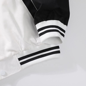 High Quality 100% Cotton Windproof Eco-Friendly <b>Men</b> College Sleeves Custom Baseball Bomber Letterman <b>Jacket</b> - Product Image 6