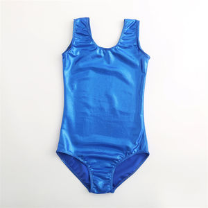 Vêtements de gymnastique pour jeunes femmes, vêtements d'entraînement de danse, justaucorps sans manches en une seule pièce, spandex, justaucorps pour filles - Product Image 1