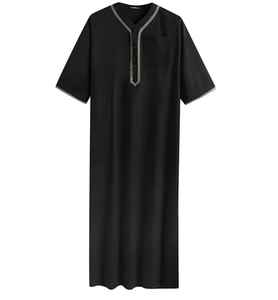 Vêtements Musulmans Vente Directe d'Usine Islamique Al Aseel Robe de Dubaï de Haute Qualité Arabie Jubbah Saoudienne Marocaine Thobe pour Hommes - Product Image 2