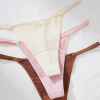 여성 하이라이즈 얇은 하이컷 심리스 통기성 나일론 스판덱스 팬티 부드러운 스트레치 인비저블  thong 팬티 도매