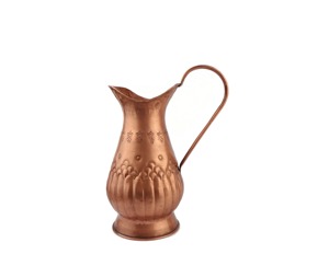 Jarra de Agua de Cobre de Elección Sostenible, Etiqueta Verde, Material Ecológico, Jarra de Agua de Cobre Personalizada de Fábrica - Product Image 1