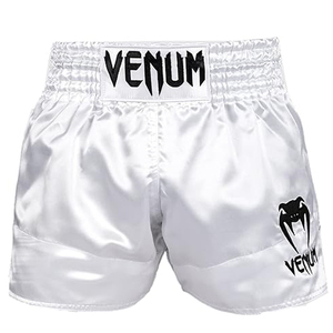 Nouveauté : Shorts de combat MMA gris uni, sublimation, logo personnalisé, boxe, kickboxing, Muay Thai, satin 100% polyester - Product Image 4