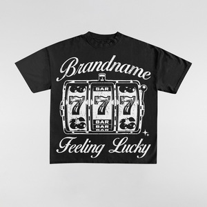 Camisetas Deportivas de Moda con Diseño Premium Personalizado al por Mayor, Camisetas de Cuello Redondo 100% Algodón, Corte Holgado para Hombre - Product Image 1