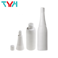 Flacon compte-gouttes souple en plastique LDPE blanc de 10 ml, avec bouchon à vis PP, pour sérum, lotion, masque facial